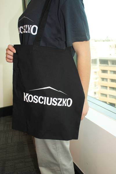 The Kosciuszko Black Tote Bag